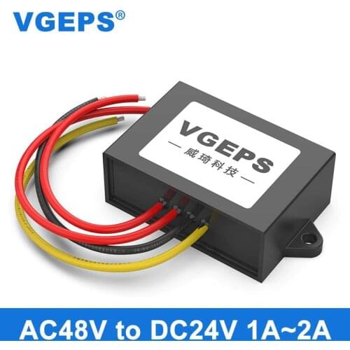 AC48V to DC24V step-down converter AC 36V to DC 24V waterproof power regulator