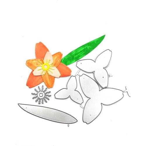 Julyarts Carbon Steel Cutting Dies Scrapbooking Material Flower Dies For DIY Craft Making Word Greeting Card Scrapbooking Album