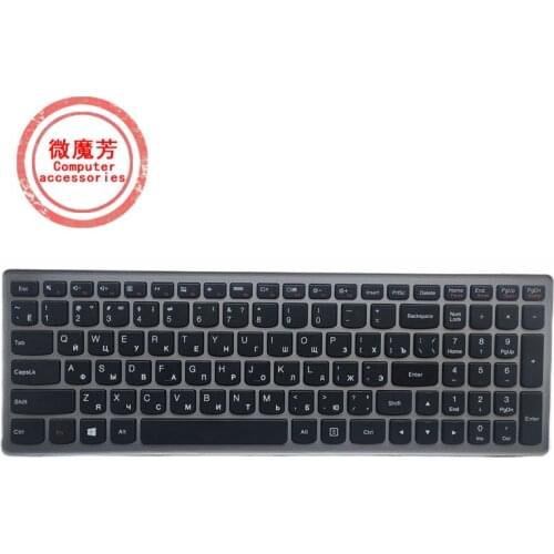 Ru gray New russian Replace laptop keyboard For Lenovo Z500 Z500A Russian