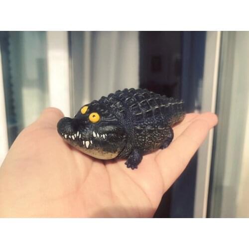 Fat Crocodile Authentic fantasy creation resin version Trendy kid doll Christmas gift computer desktop decoration