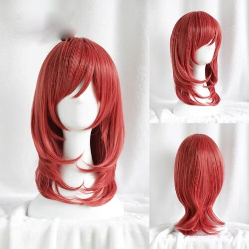1pcs Anime Love Live! Maki Nishikino Wig Cosplay Costume Prop Decor Heat Resistant Synthetic Hair Collection for Women Girl