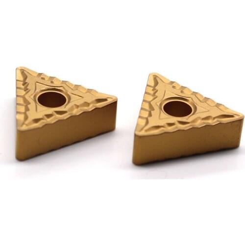 10Pcs TNMG160408 TNMG160404 Carbide Insert Cutting Knife Blade External Turning Cutting Tools CNC