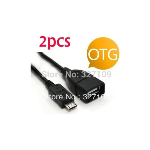 2PCS Micro USB Host Mode OTG Cable for Lenovo Tablet PC Ideatab S6000