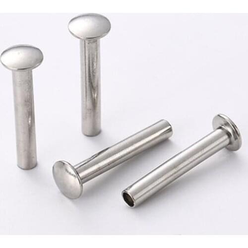 20 pieces /A pack Rivet \Clinch bolt /Clinch Round head metal rivet clinch clinch bolt A bit of hollow Factory price