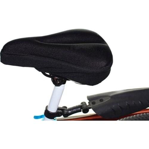 2018 Hot Sale Bike Bicycle Silicone Front Saddle Cover Mountain MTB Road Bike Soft Comfortable Cushion Saddle Seat Bicycle Parts