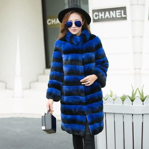 2019 luxury high quality Rex Rabbit Fur Bunny Anti-season Clearance Womens Chicken Girls Velvet Purple Blue Skin