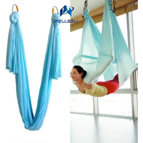 4meter length flying Yoga Hammock Swing Trapeze AntiGravity Inversion Aerial Traction Device Yoga for Beginner & Professional