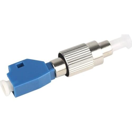 5 pcs/set LC-FC Optical Fiber Adapter Fiber Optic LC-FC Male-Female Hybrid Adaptor Flange Single-Mode Fiber Coupler