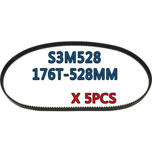 5pcs S3M528 176T Bread Maker Belt Spare Parts for Gorenje 401585 Scarlett SC-400 Delta DL-72B Gorenje 390358 Bread Machine Parts