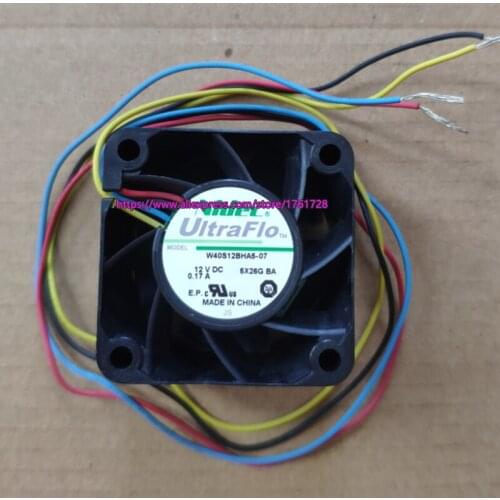 Brand new W40S12BHA5-07 4028 4cm dual ball bearing cooling fan 12V 0.17A PWM 4wires for servo