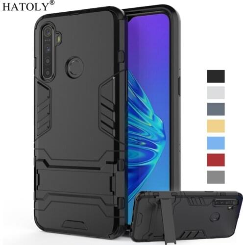 For OPPO Realme 5i Case Cover Silicone Shockproof TPU Bumper Hard PC Armor Back Cover For OPPO Realme 5i Phone Case Realme 5i