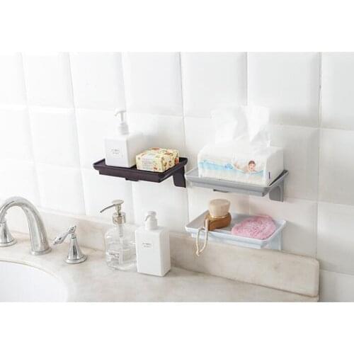 Home Decorative Wall Mounted Storage Rack Kitchen Pot Pan Rack Shelf