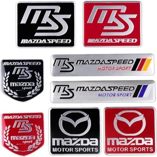 Car Stickers Aluminum Alloy Badge Emblem Accessories For Mazda 6 2 5 3 Atenza Axela CX9 RX7 MX5 MX3 CX5 CX3 CX4 CX7 Speed M6 MS