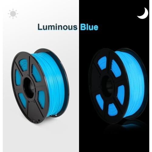SUNLU PLA Filament Glow In Dark 1KG/ Spool 1.75mm Filament Printing Material Supplies For 3D Printer Drawing Pens Consumables