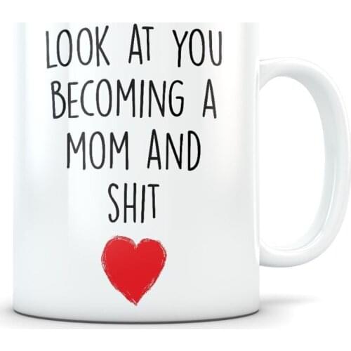 New Coffee Mug Best Mother Gifts from Son Daughter Husband Novelty Fun Words on Cups