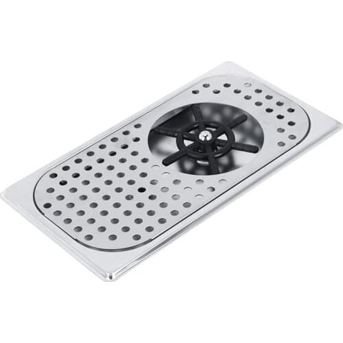 Pitcher Rinser Stainless Steel Bar Glass Rinser for Sink, Cup Washer Spray Rinser for Hotel Cafe Restaurant