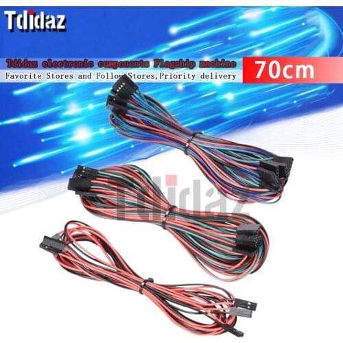 70cm Female to Female Jumper Wire with Dupont for 2pin & 3pin 4pin Cable for 3D printer, module, etc