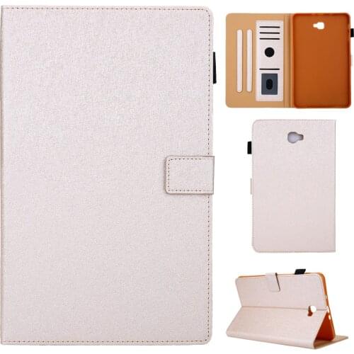 Tablet for Samsung Galaxy tab A 10 1 Case 2016 T580 T585 SM-T580 SM-T580 Funda PU Leather Smart cover for Samsung Tab A 6 10.1