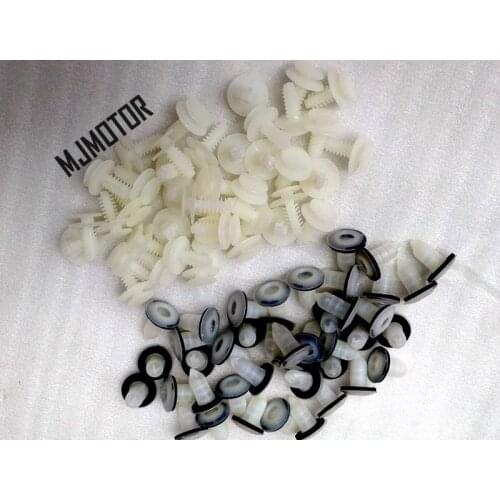 10pcs/lot) Plastic Rivets Fasteners Retainers Bumper Trim Clips for Chinese Brilliance BS4 M2 FSV H230 V5 Auto car motor parts