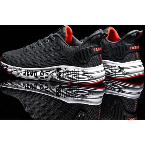 Mesh breathable sneaker solid Male de slip casuales casual shoes hombre Fashionable leisure white Breathable sneakers Shoes 39