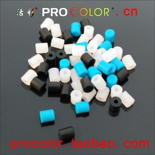 Silicone rubber Syrings stopper caps dust Cover Powder Coating E-Coating Plating Vacuum End Bung Plug 2.8 3 3.5 4 mm 9/64" 1/8"
