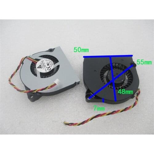 2PCS NEW DIY CPU FAN for DELTA KSB0405HB-C009 KSB0405HB C009 5V 0.44A 50X48X7MM 5V 0.44A Blower silent fan