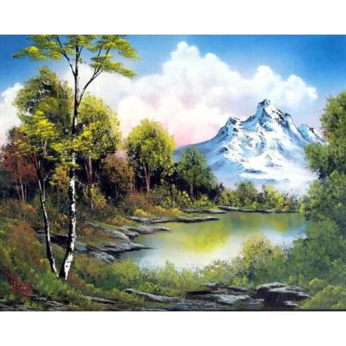 A9386 11CT/14CT/18CT/25CT/28CT Oil tea patterns Counted Cross Stitch DIY Cross Stitch Kits Embroidery Needlework Sets