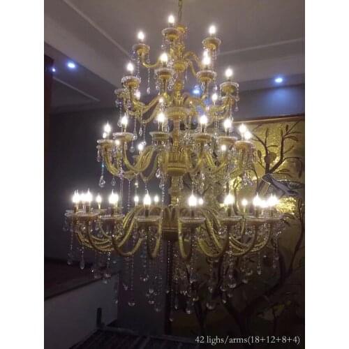 Long Stair Chandelier Crystal Large Chandeliers Modern Hall Staircase Lighting chandelier Living Room Lamps LED Fashion Lights