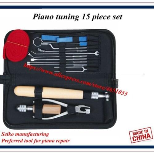 Piano tuning tools accessories - Piano maintenance tools (14 tools +1 bag) - Piano parts
