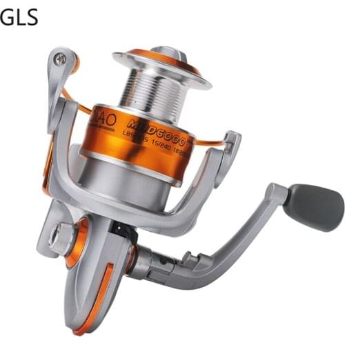 GLS Silvery White Color 10+1BB Spinning Fishing Wheel MHD 2000-7000 Series Full Metal Spool Carp Fishing Reel
