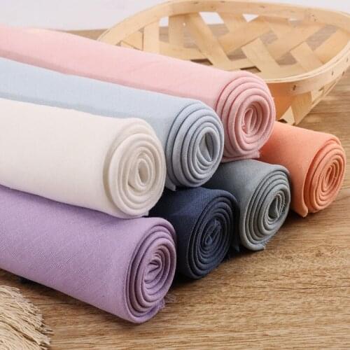 Sewing Cotton Fabric Soft Crepe Double Layer Gauze Cloth for Napkin Pajamas Bib Saliva Towel Baby Fabric Diy Handmade Material