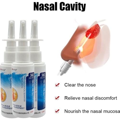Chronic Rhinitis Nose Wash Salt Allergic Rhinitis Dedicated Rinse Saline Useful Nose Spray