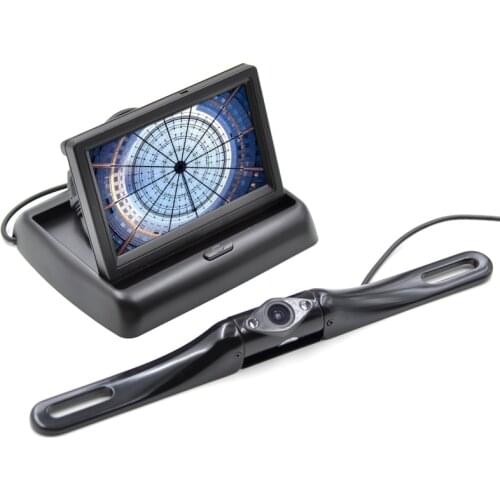 Night Vision Car Rear view Camera 4.3'' TFT LCD Car Monitor Reverse Camera Parking Assistance Camera Rearview Display Monitor