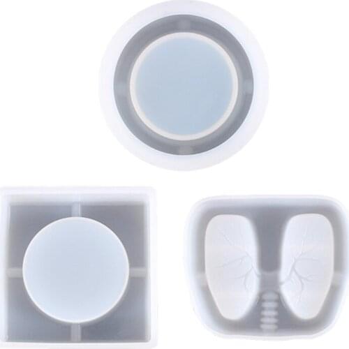 Crystal Epoxy Resin Mold Ashtray Silicone Mould DIY Crafts Home Decorations Tool