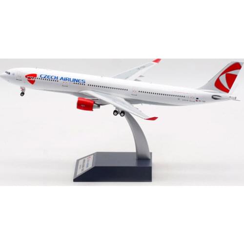 Diecast 1/200 Scale A330-300 OK-YBA CZECH Airlines Plane Model Alloy with Lading Gear Aircraft collectible