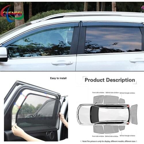 For Honda CR-V Car Full Side Windows Magnetic Sun Shade UV Protection Ray Blocking Mesh Visor Car Decoration Accessories