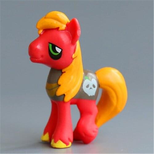 5-8cm High Mini Limited Edition Unicorn Model Horse Environmental Plastic Spike Big Macintosh Griffon Toy