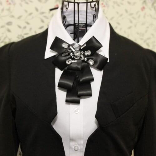 New Free Shipping FASHION casual male women MENS Show Korean men neckties full diamond married Korean groom bow tie Headdress