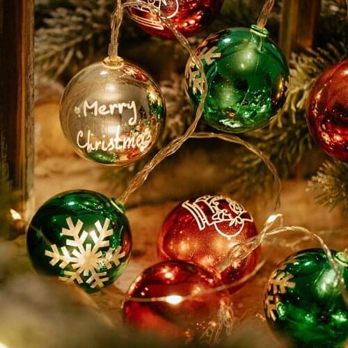 Christmas LED lantern flash ball holiday decoration and decoration supplies Christmas tree chandelier Star Pendant