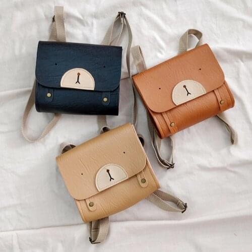 2021 New Baby Backpack Cute Animal Children Small Messenger Bag PU Leather Kids School Bags for Birthday Christmas Gift