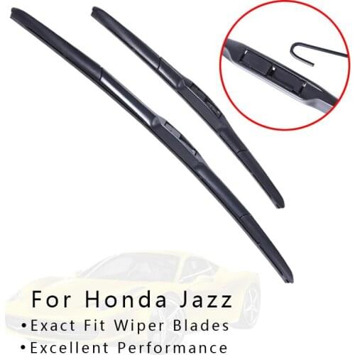 Winshield Wipers Blade forHonda Jazz from 2002 2003 2004 2005 2006 2007 2008-2016 windscreen wiper car Accessories wholesale