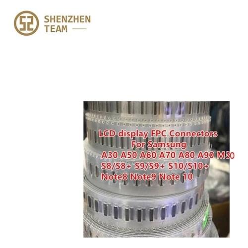 SZteam 5pcs/lot LCD Display FPC connectors for Samsung A30 A40 A50 A60 A70 A80 A90 A90S M30 S8/S8+ S9/S9+ S10/S10+ Note 8/9/10
