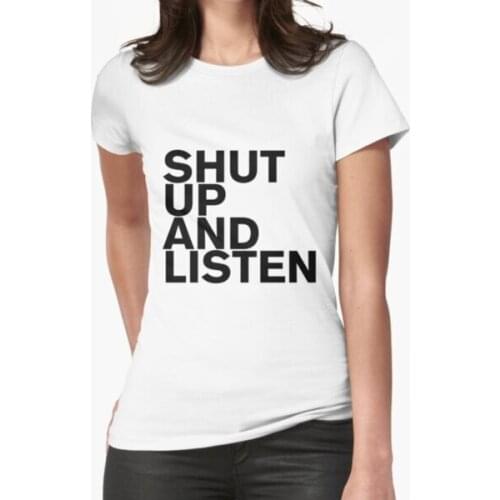 Shut Up And T-Shirt Print Top