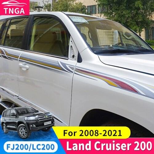 Suitable for Toyota Land Cruiser 200 car sticker appearance modification waist line pattern decorative color stripes