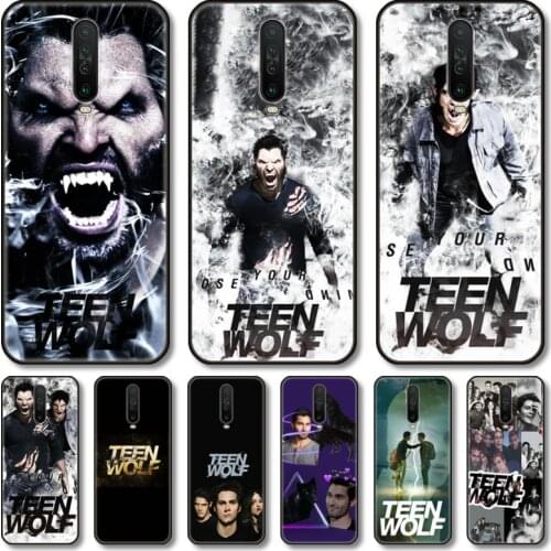 Teen wolf title Phone Case For Redmi 10 9 8 7 6 GO S C T PRO Note 5G Black Cover TPU
