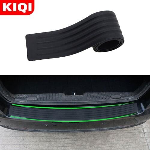 Universal Car Rear Bumper Sill Protector Plate Rubber Cover Guard Trim Pad for Subaru Forester Outback Legacy Impreza XV BRZ