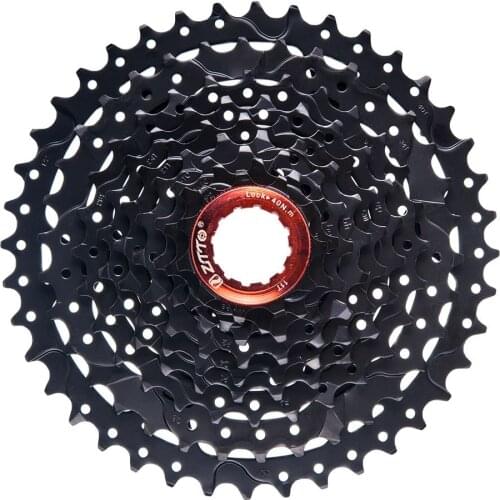 ZTTO 9 Speed Mountain Bicycle Cassette Cassette 11-40T Wide Ratio Freewheel MTB Sprocket K7 Compatible with M430 M4000 M3000