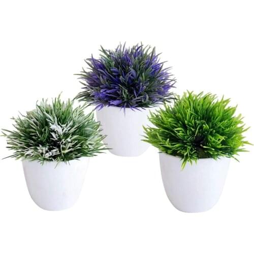 1Pc Potted Artificial Bracken Plant Stage Garden Wedding Home Party Decor Props Fake Plants Bonsai Potted Ornaments