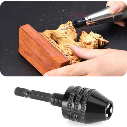 2Pcs Grinder Chuck Accessory Grinder Keyless Drill Chucks Adapter Converter M8X0.75 Chuck With Rod Set 3 Jaw Mini Dill Bit