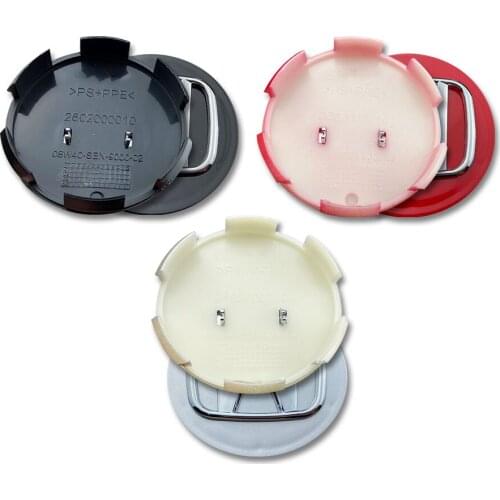 100PCS 69mm 58MM Car Wheel Center Cap Covers Red/Silver/Black Emblem for CRV Civic Accord CITY Fit Pilot Crossroad H Emblem